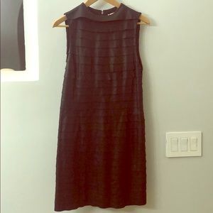 Brand new Black Alice + Olivia Leather dress